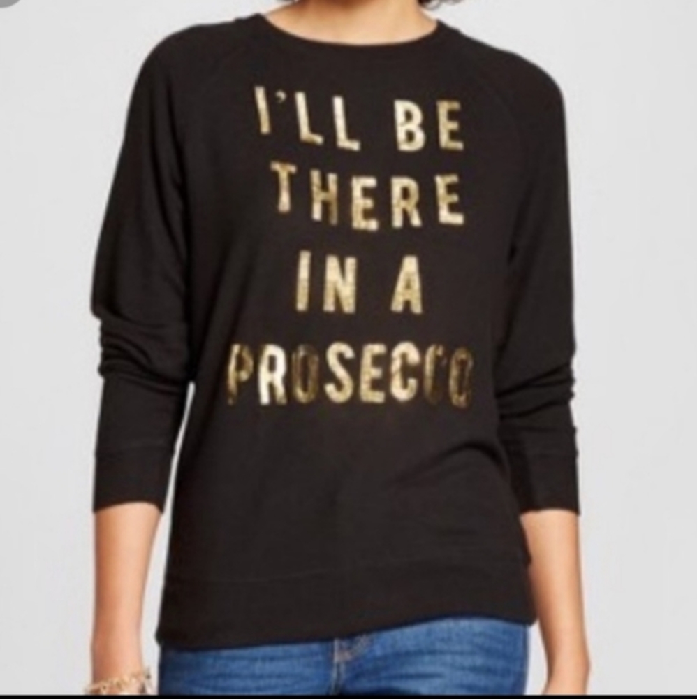 EUC ☆ Fifth Sun Prosecco Lightweight Crewneck Sweatshirt Small